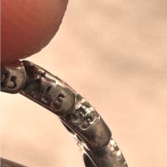 Sterling Silver Band of Hearts Ring - Size 56 - Pandora - Picture 3 of 3